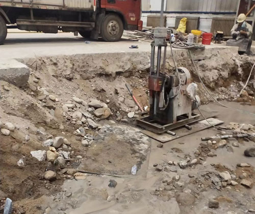 武山公路下沉压浆